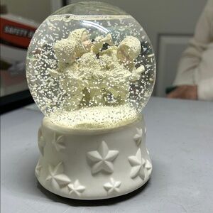 Department 56 White Snow Globe with Children